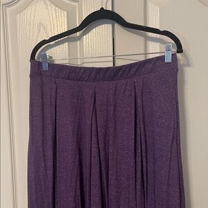 LuLaRoe Madison purple skirt